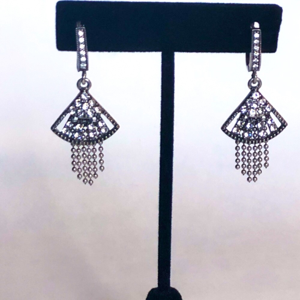 SS 925K New Vintage Brilliance Fan Shape